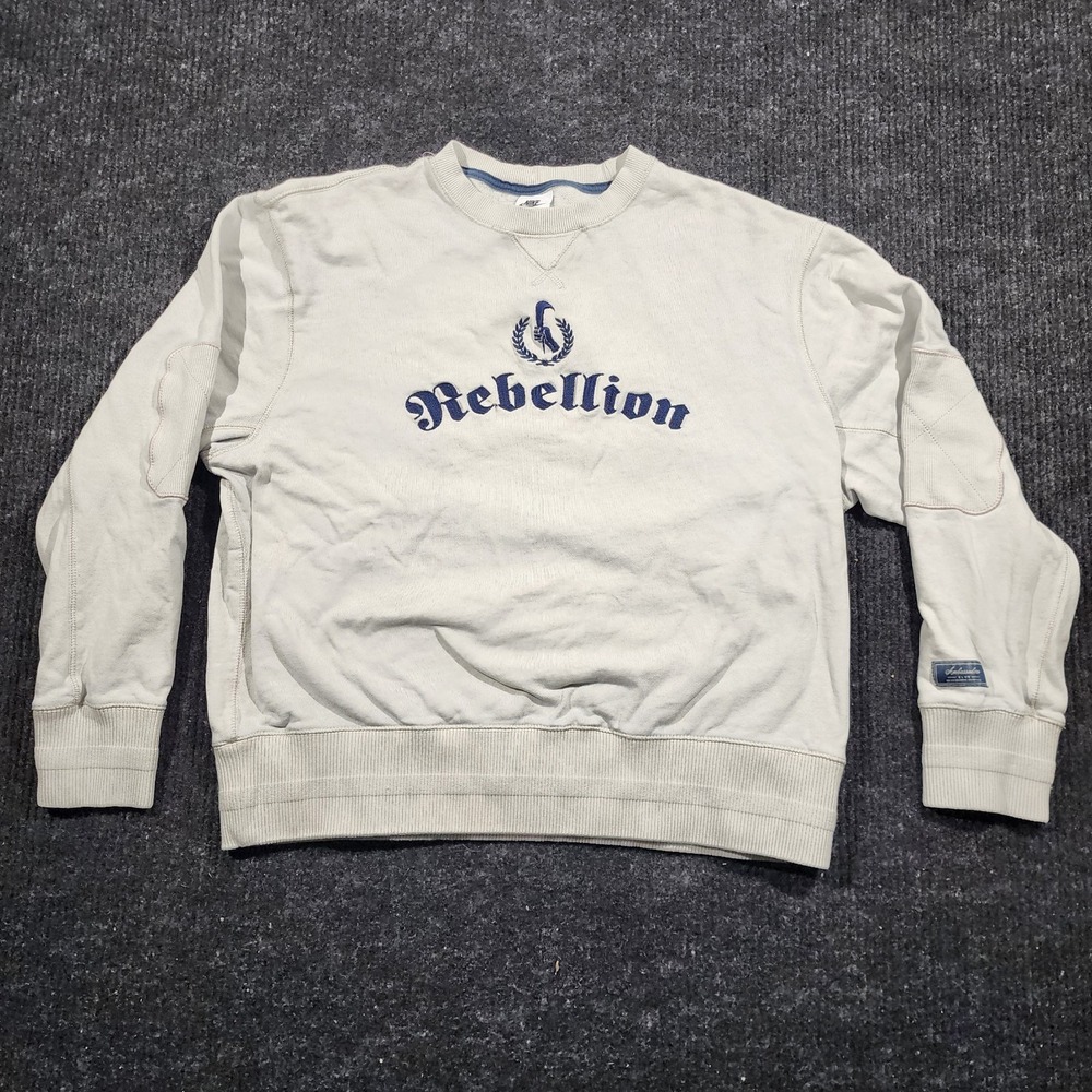 Nike Sportswear Rebellion Ambassadors Club Embroidered Crewneck Sweatshirt L...